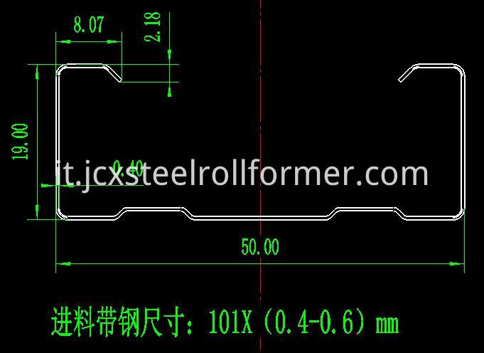 Buon prezzo Omega Ceiling Roll Forming Machine